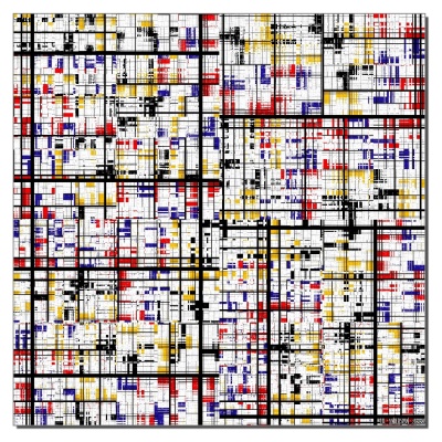 see 'Fractal Mondrian' at deviantART