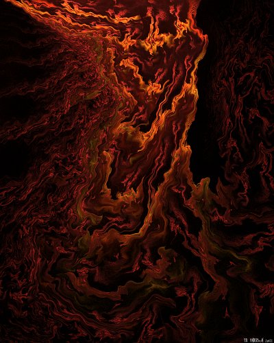 see 'Mountains of fire' at deviantART